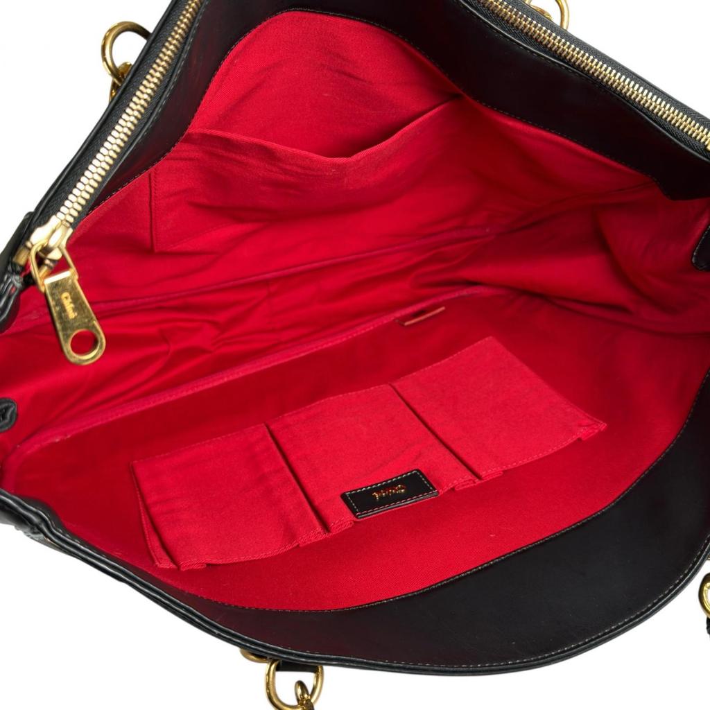 Chloe Eden 3S1123-311 Tote Bag Black Women Used