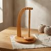 Wooden Yarn Spool Stand Smooth Finished Knitting Stable Base Crafting Accessory Single