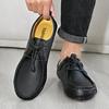 Handgefertigte Lässige Lederschuhe Herren Loafer Bequeme Mokassins Herren Flache Schuhe Übergröße 47 Leder Herrenschuhe