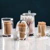 Clear Acrylic Toothpick Cotton Swab Holder Hotel Thickened Dust-proof Dispenser Organizer Storage Box Drop-resistant Living Room