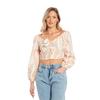 Influence Womens/Ladies Cropped Relaxed Fit Blouse