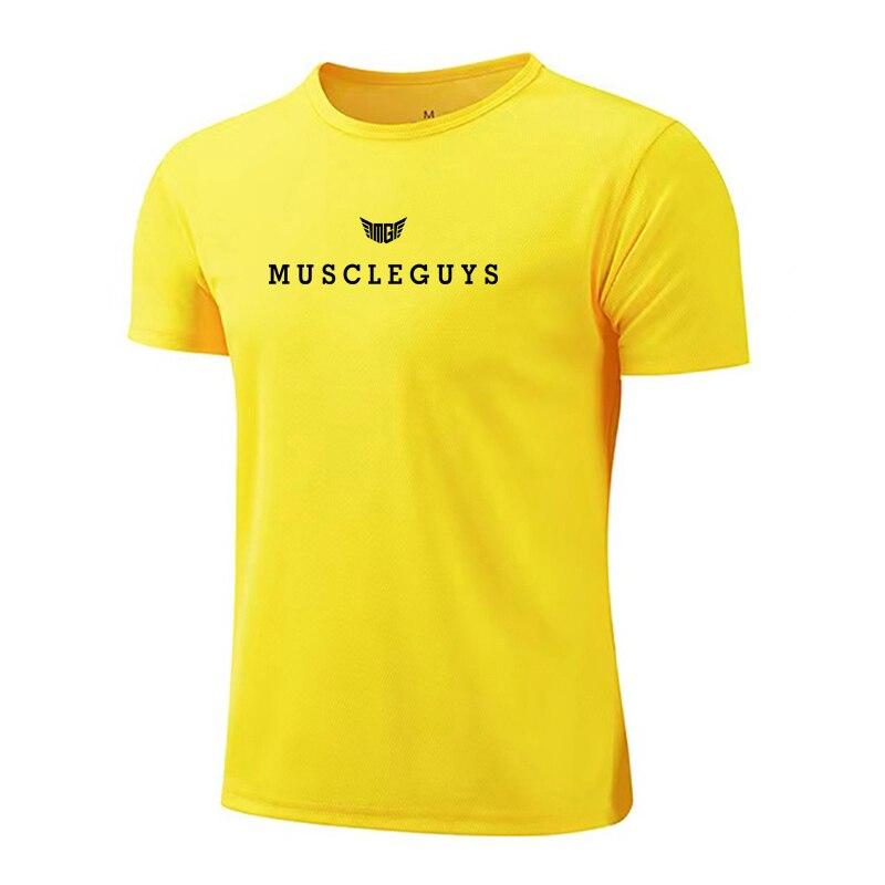 

Do The Work Muscleguys Сетчатая быстросохнущая футболка с круглым вырезом и принтом, летняя модная дышащая футболка для бодибилдинга, фитнеса, спортзала, быстросохнущая футболка XXXL оранжевый