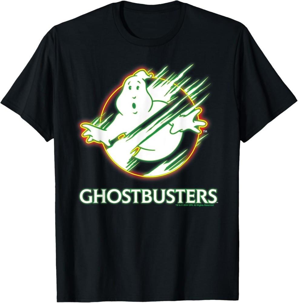 Ghostbusters 2 - Neon Ghost Logo T-Shirt