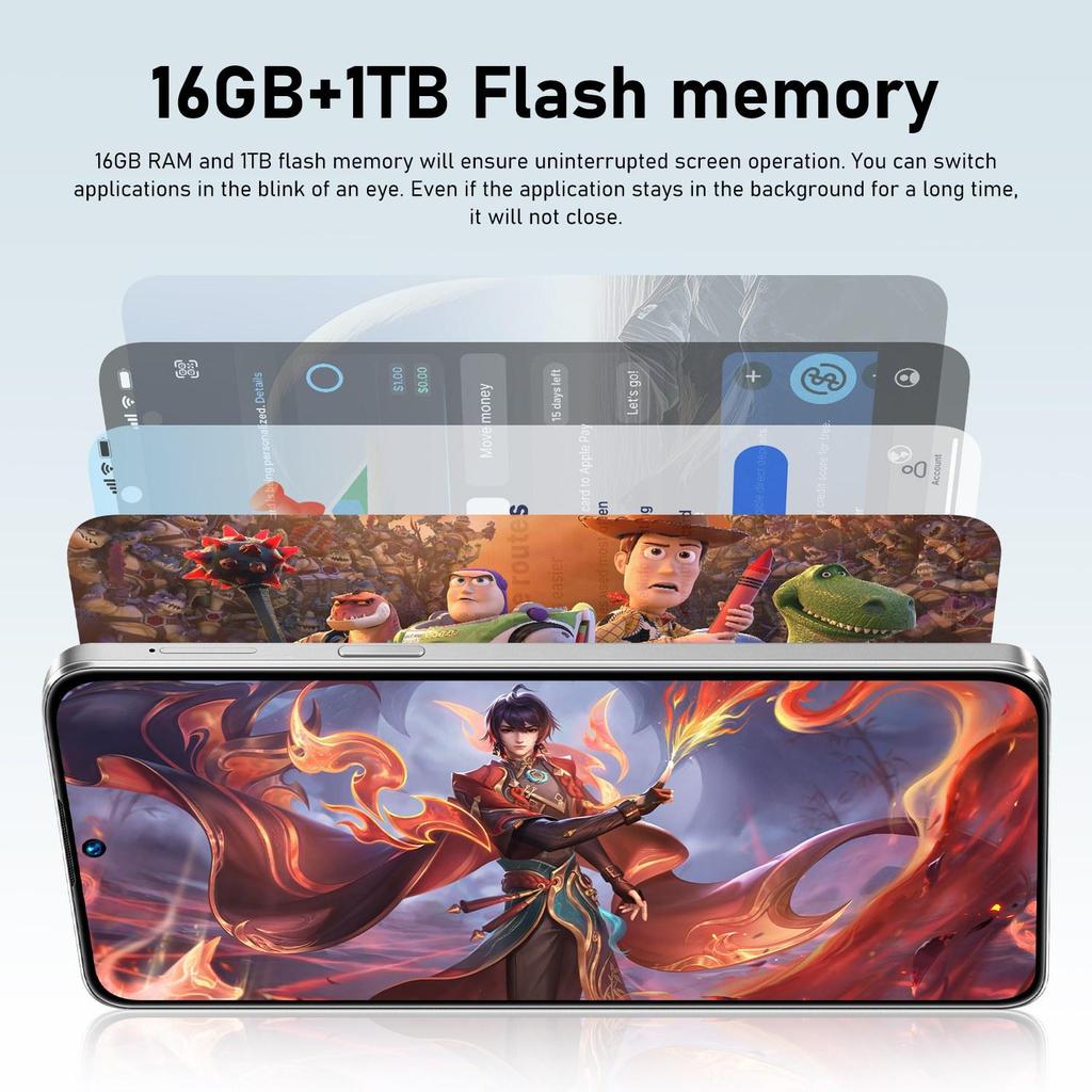 S26 Ultra Smartphone: 16GB RAM, 1TB Storage, 7.3-inch Android Display