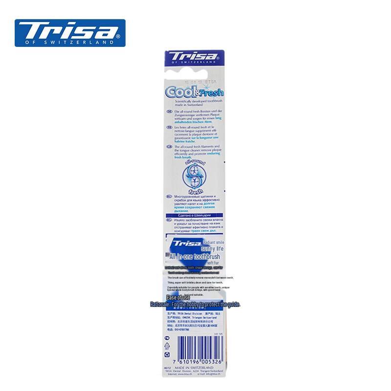 TRISA Swiss All-in-One Zahnbürste mit weichen Borsten
