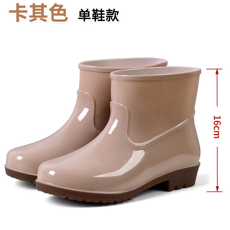 Kotníkové boty do deště Ženy Gumové Boty Pánské Bottine Dámské Slip-On Boty Zimní Plus Bavlna Pár Boty do deště Vodotěsné Pracovní boty