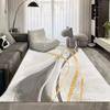 Grijze Luxe Stijl Tapijt voor Woonkamer Modern Groot Vloerkleed Slaapkamer Decoratie Zacht Pluizig Garderobe Flanellen Matten Wasbaar