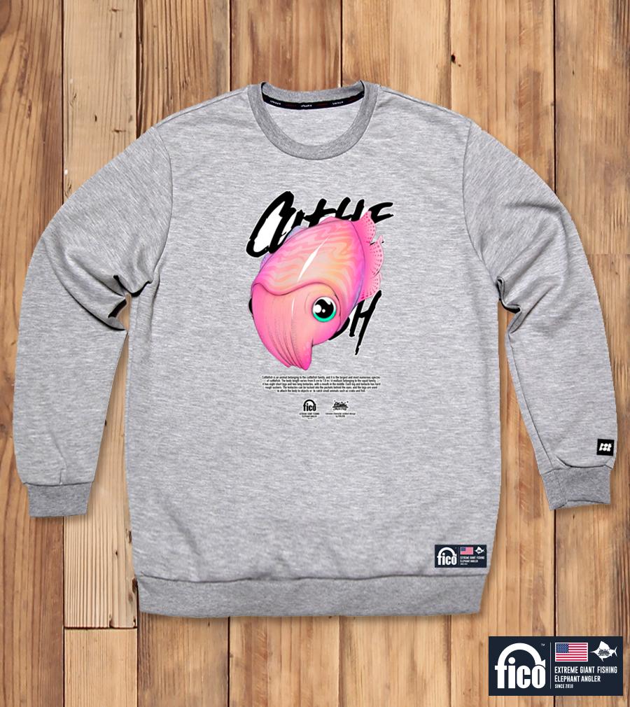 DOLDOL Fico-Mtm-167 Extreme Fishing Brand Pico Graphic Sweatshirt Long Sleeve