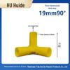 Three-Dimensional Plastic Right Angle Joint Connector for Tent and Studio Accessories