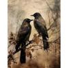 Dark Academia Art Witch's Black Cat Poster Prints For Gallery Home Decor Gothic Crow Haunted House Canvas Painting Wall Art