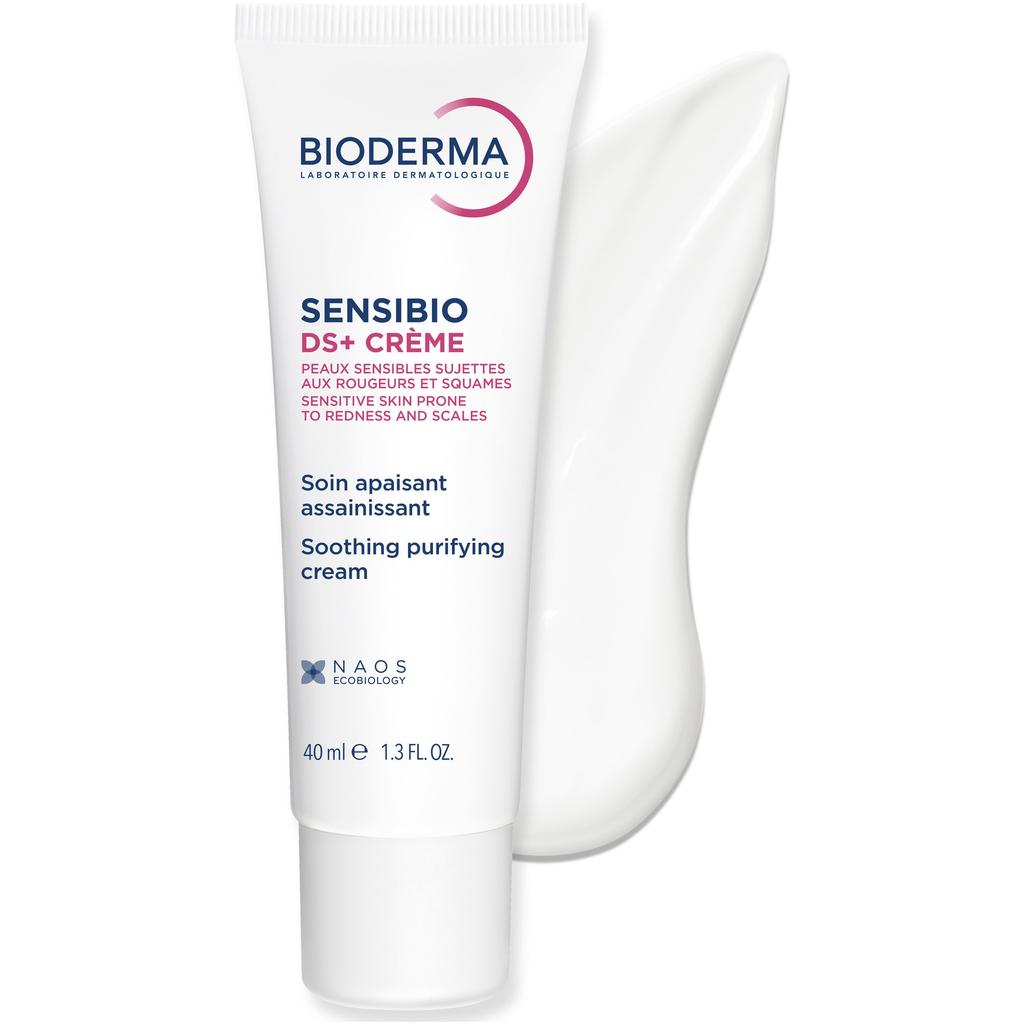 Bioderma Sensibio DS+ Soothing Cream 40ml for Irritated & Flaky Skin, French Pharmacy Skincare, Gentle Moisturizer