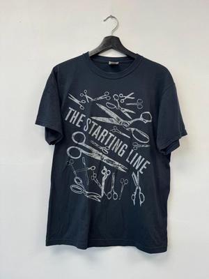 The Starting Line Graphic Scissors Tee Reprint T Shirt Full Size S-5XL