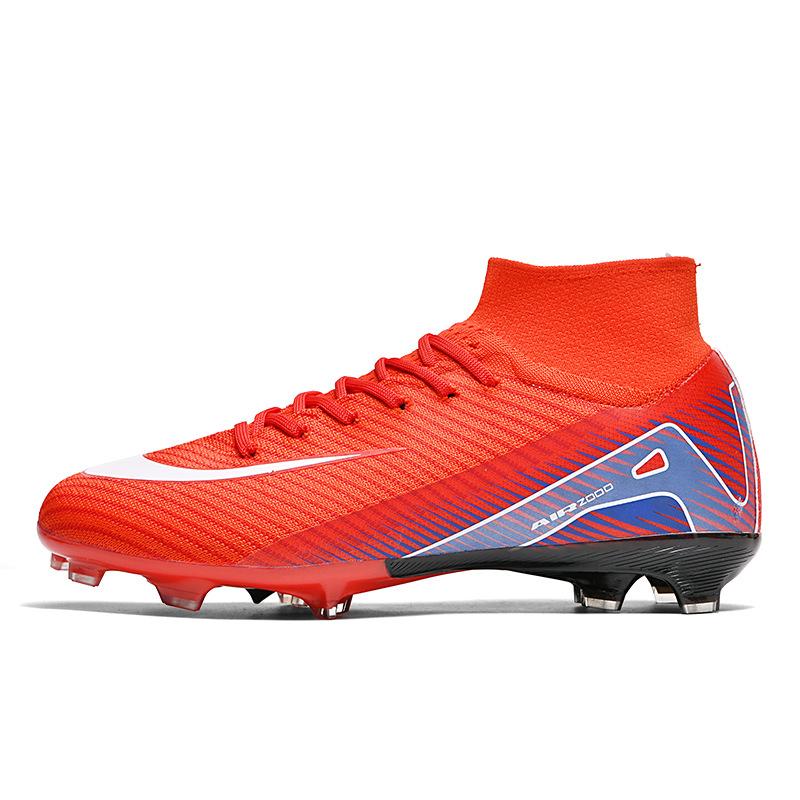 New Football Shoes Male And Female Students Training European Cup Spikes Artificial Grass Tf Football Shoes