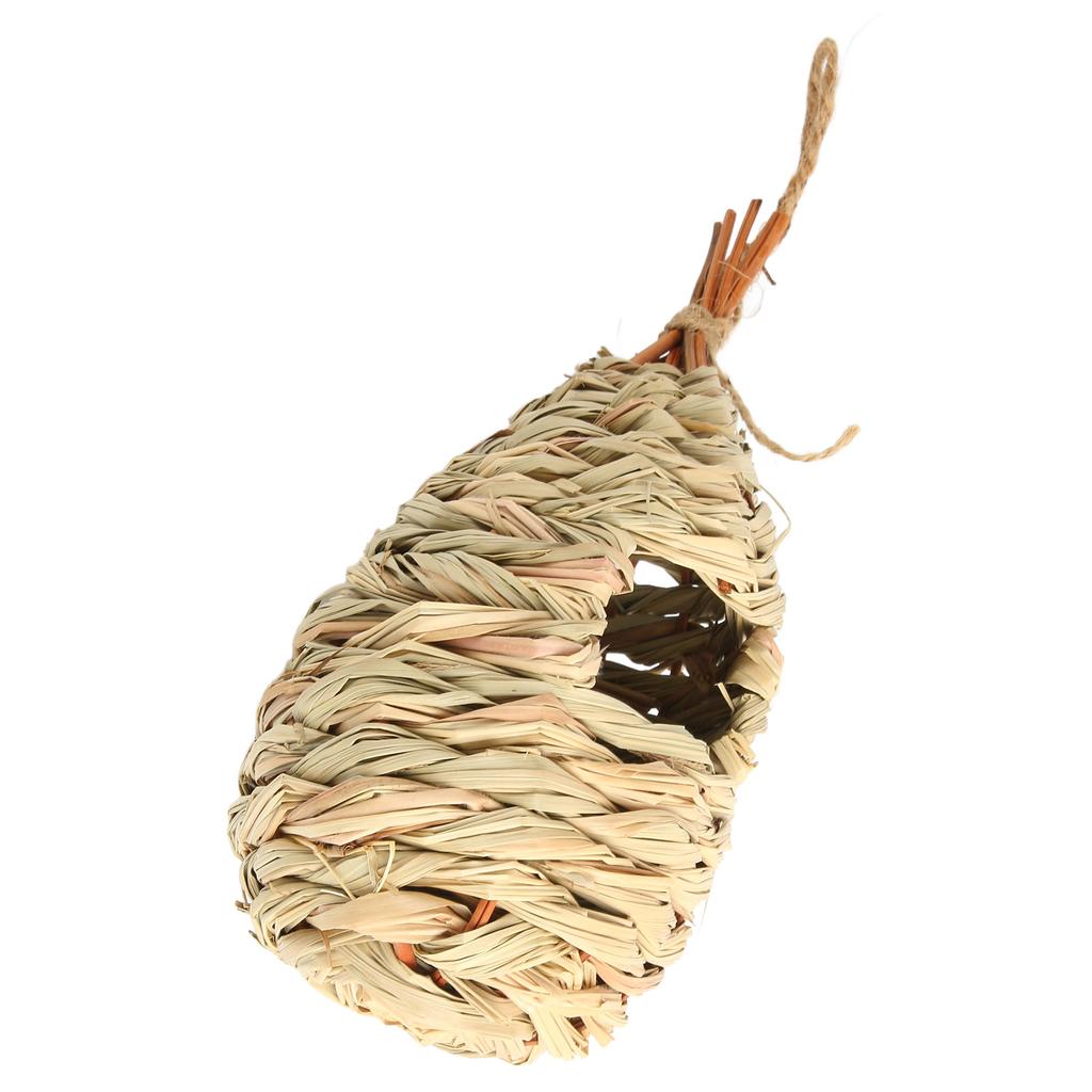 Grass Woven Bird Nest Natural Safe Hanging Hand Woven Hummingbird Nest for Indoor Outdoor