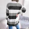 Women Open Front Long Knit Cardigan Sweater