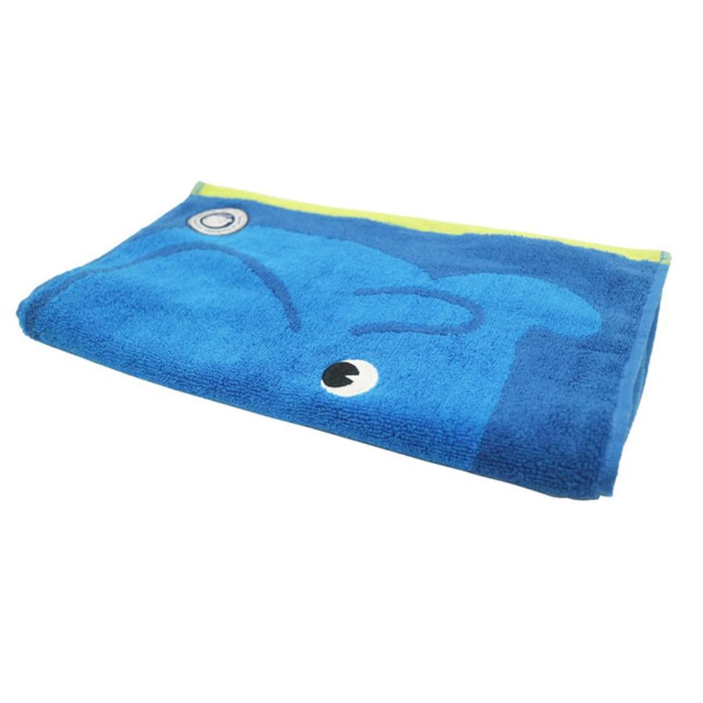 Marushin Fanti Fanti Blue Character Face 0825000100 Towel, 100% Cotton,