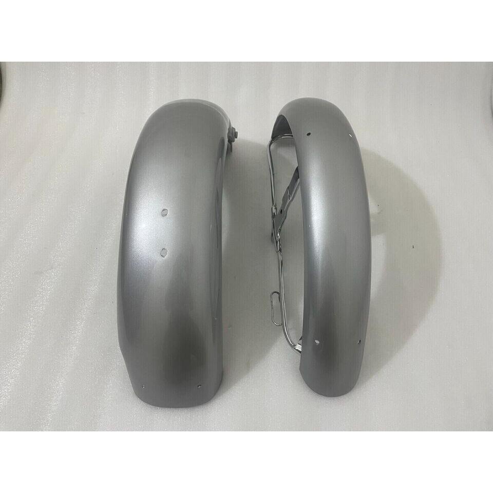 Honda Mudguard CL72 CL77 (1962 - 1967) 305 Scrambler Silver Painted Mudguard set