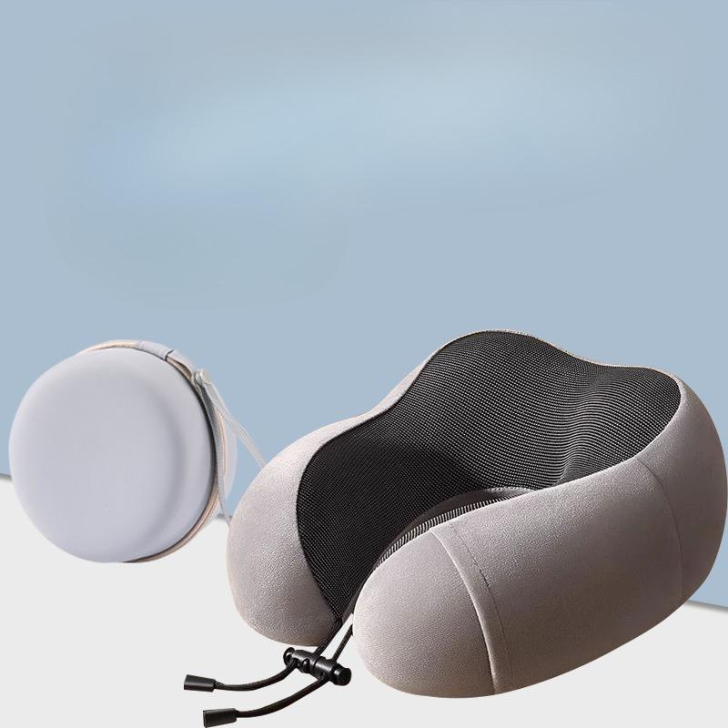 U-förmiges Memory-Schaum-Nackenkissen, weiches Reisekissen, Massage-Nackenkissen, Schlafkissen, Flugzeugkissen, Halswirbelsäule, Gesundheitsbettwäsche