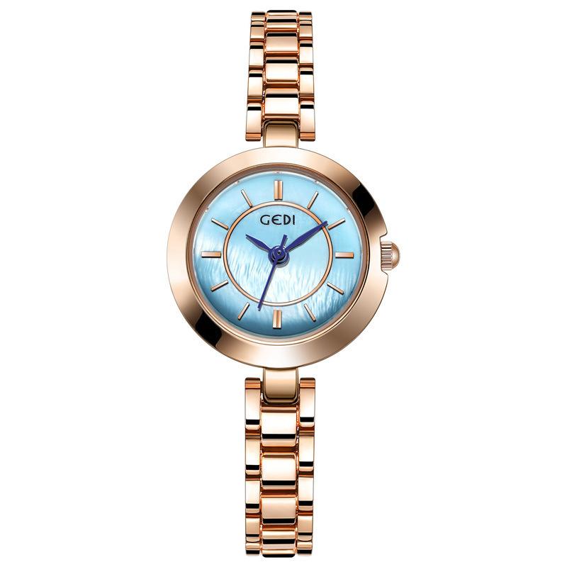Niche Light Luxury Quartz Bracelet Watch Women'S Small Simple Waterproof Alloy Watch
