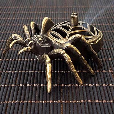 1pcs Creative Spider Shaped Incense Burner Hollow Aromatherapy Clouds Incense Holder For Calming Soothing Atmosphere Room