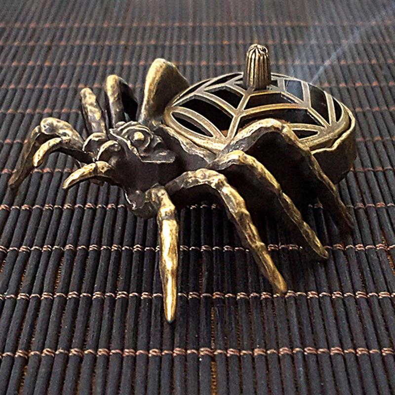 1pcs Creative Spider Shaped Incense Burner Hollow Aromatherapy Clouds Incense Holder For Calming Soothing Atmosphere Room