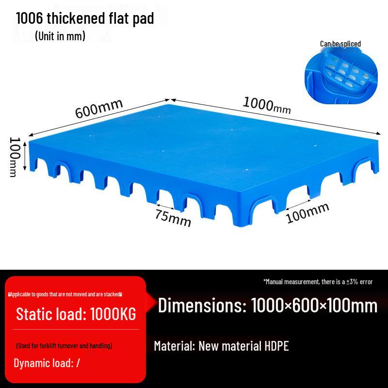 Moisture-proof Snap-together Pallet Mat for Warehouse Logistics