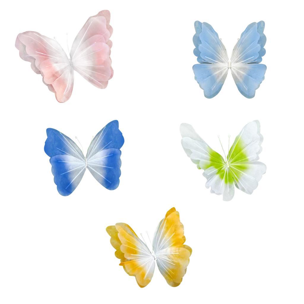 Decorative Mesh Butterfly Wedding Party Prop Large Crafts for Anniversary Outdoor Events Living Room Display