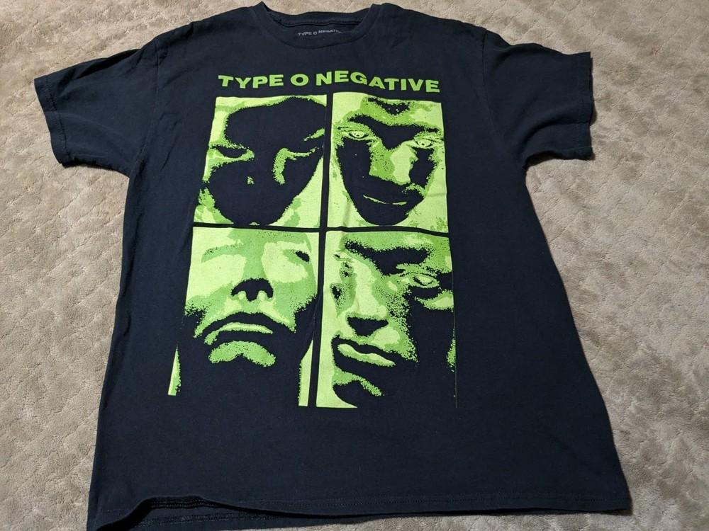 Винтажная футболка с концерта Type O Negative 2008 года, унисекс, хлопок, LI2213, унисекс футболка L