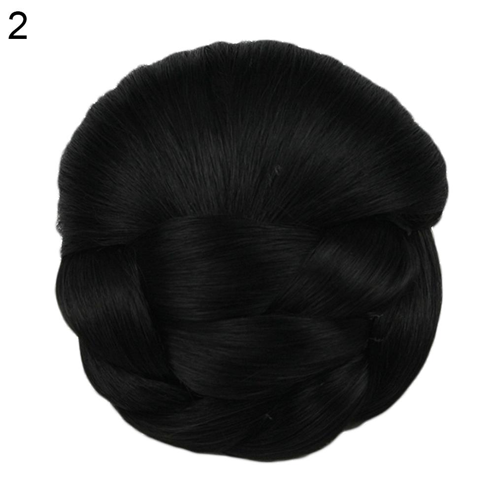 

Синтетические плетеные женские прически, булочка, удлиненный хвост с пони one size