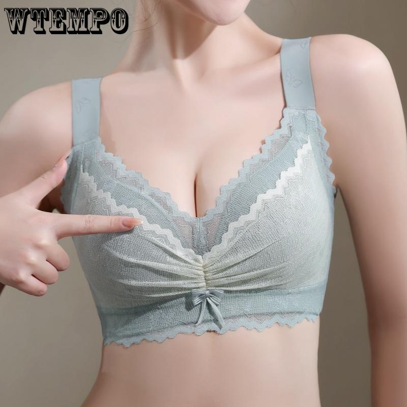 Thin Adjustable Bra Women's Plus Size Bra No Steel Ring Anti Sagging and Gathering Bra Collection and Accessory Bra