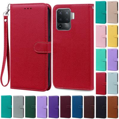 Reno5 Lite Case For OPPO Reno 5 Lite Case Wallet Flip Cover For Reno5 F/Reno5 Z Phone Case For Reno 5F 5Z 5lite Cover Fundas