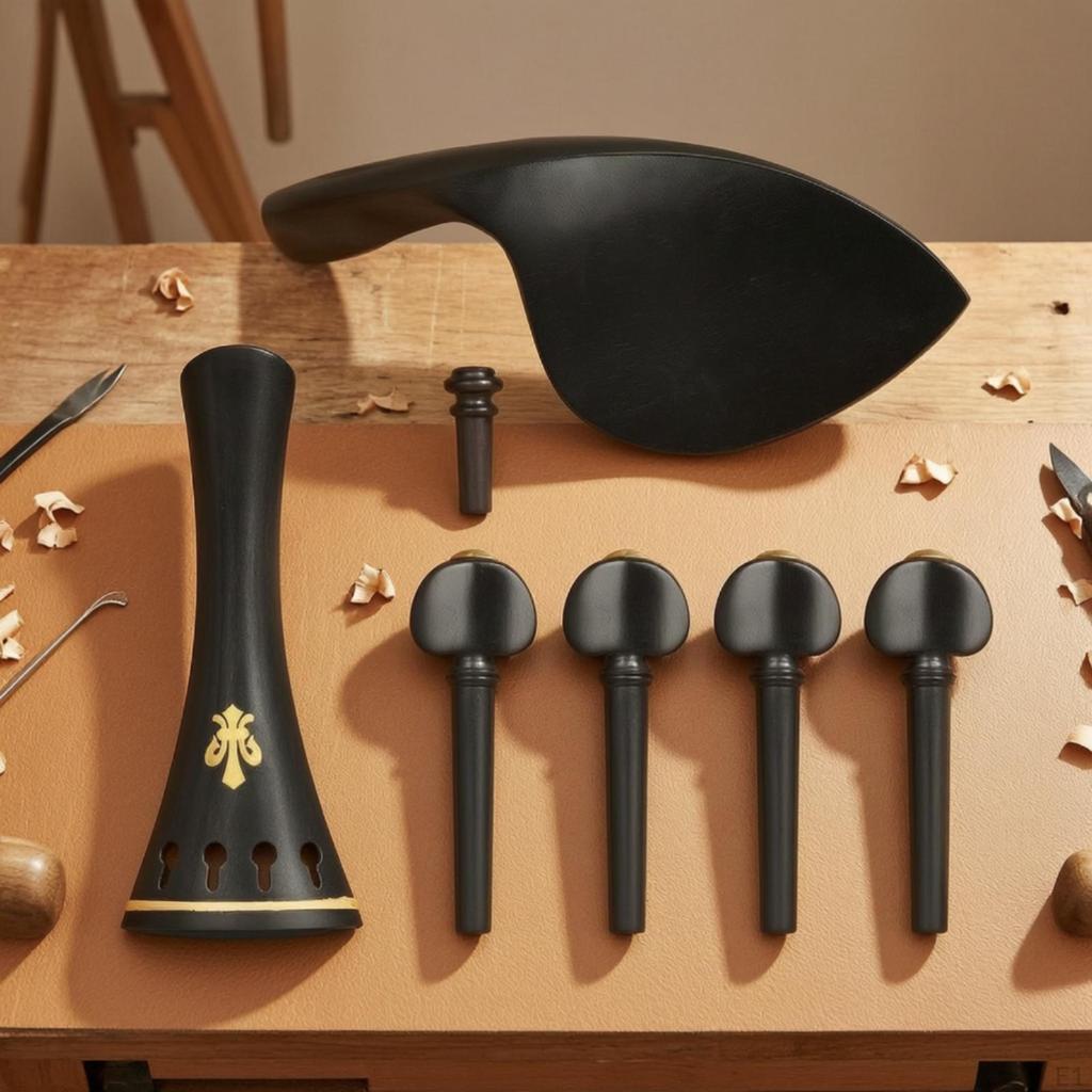 Violin Accessory Kit Replacement Parts Complete for Luthier