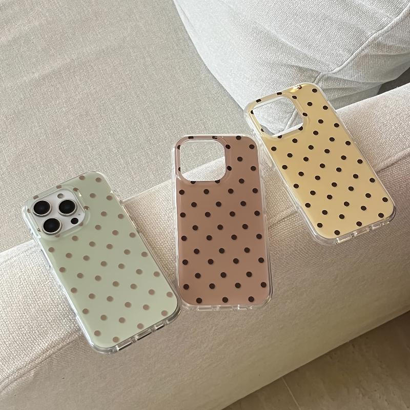 Minimalism Colorful Polka Dots Phone Case For iPhone 17 Air 16 15 14 13 12 11 Pro Max 16e X XR XS Max 7 8 Plus Shockproof Cover