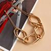 Exaggerated Big Thick Chain Short Choker Necklace for Women Trendy Statement Collar on the Neck Accessories 2025 Fashion Jewelry