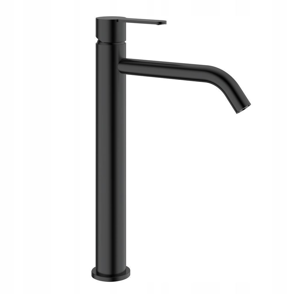 Valvex tall washbasin tap, black