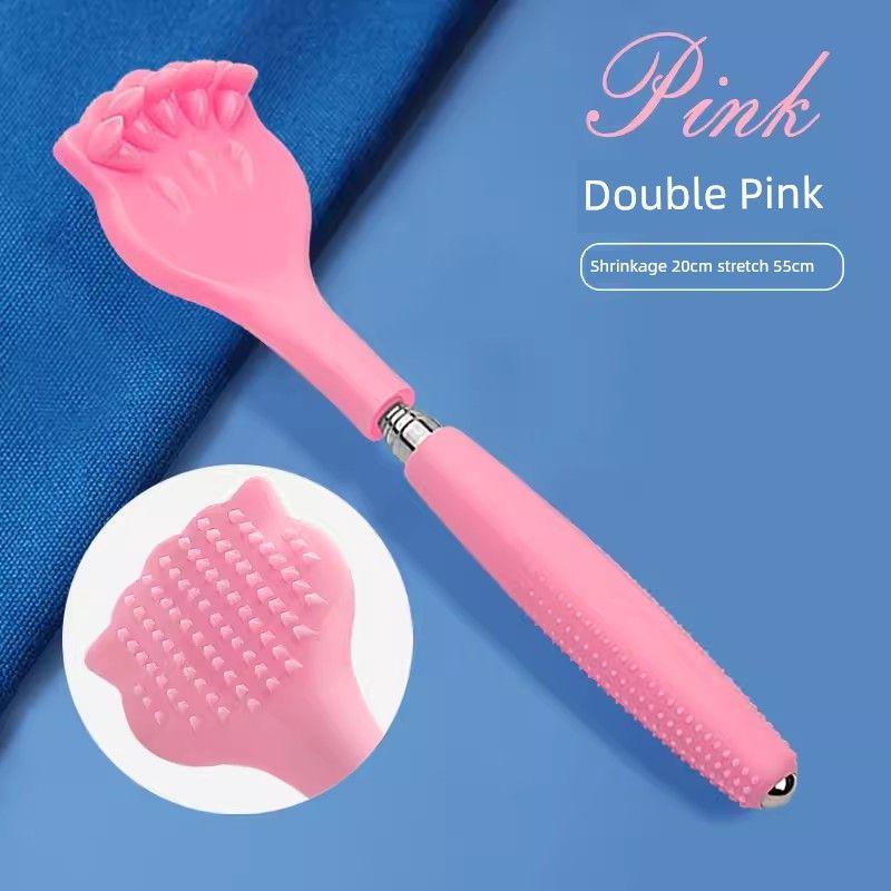 Telescopic Back Scratcher Back Scratcher Don t Ask for People Back Scratcher Back Old Music Rake Tool Multifunctional Massager Pink Double-Sided Itch Scratcher