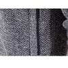 Mens Stand Collar Zip Up Knit Cardigan Sweater