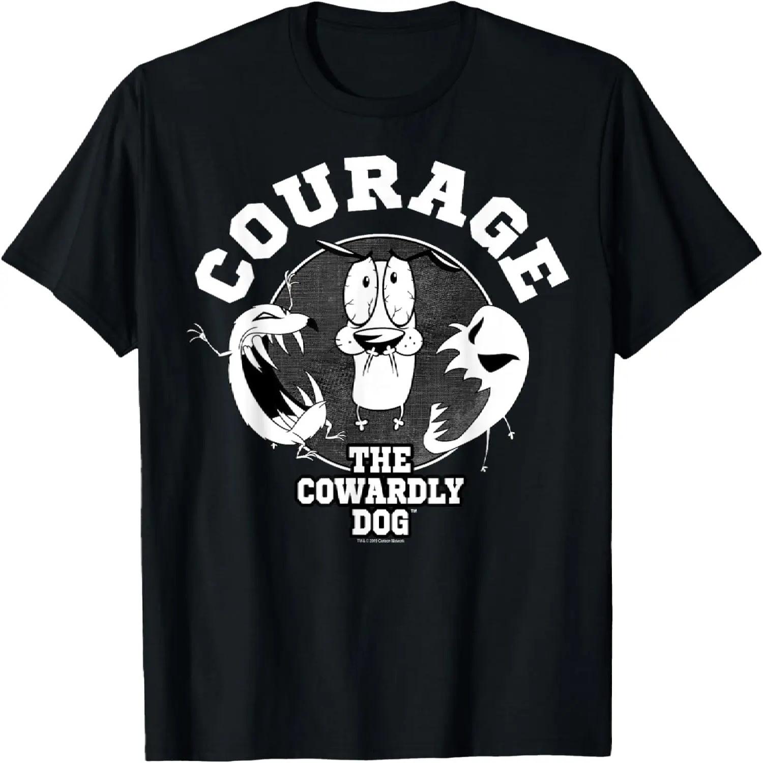 CN Courage The Cowardly Dog Circle Portrait T-Shirt XXXXXL чёрный