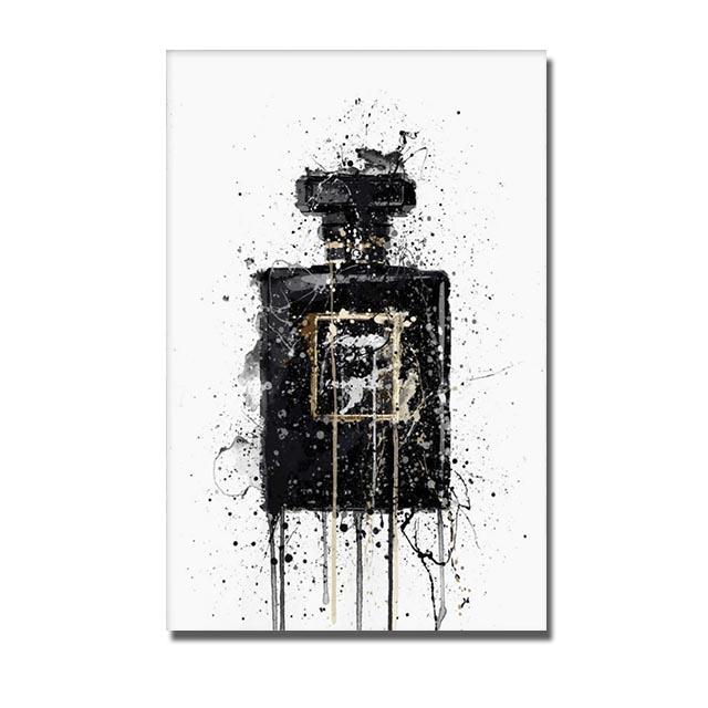 Fashion Paris Grils Canvas Poster Modern Wall Art Posters New York London Perfume Pictures Print Painting For Living Room Decor