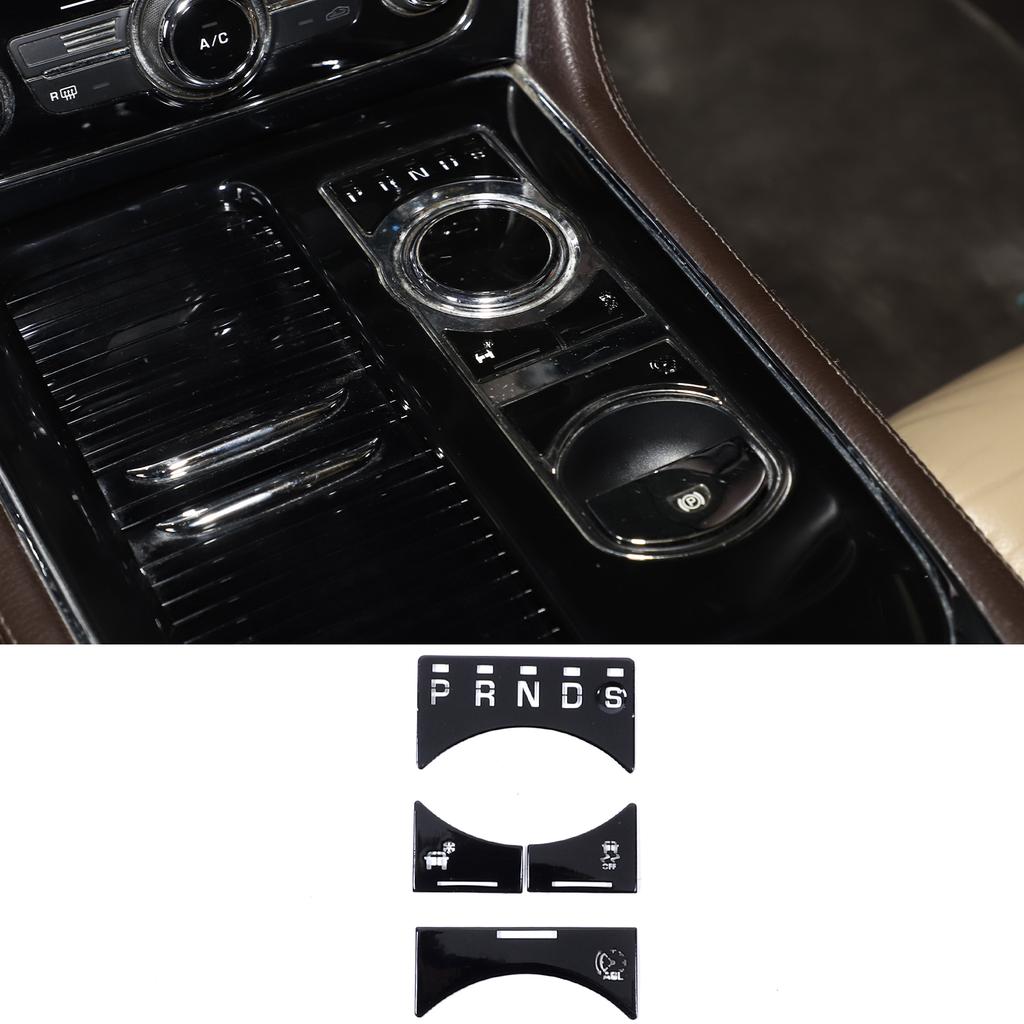 For Jaguar XF XJ 2008- Car AC Gear Switch Repair Decals aluminum alloy Button Stickers Car Accessories Interior