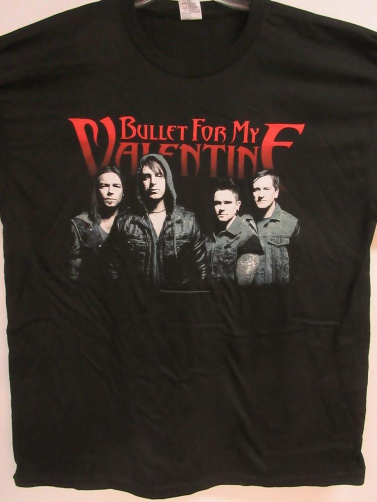 BULLET FOR MY VALENTINE ОФИЦИАЛЬНЫЙ МЕРЧ 2013 КОНЦЕРТНАЯ МУЗЫКАЛЬНАЯ ФУТБОЛКА EXTRA LARGE Унисекс Футболка S