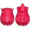 Joyful Rose Garden Vibration & Suction Massager for Women - Excitement Licking Tongue Adult Toy