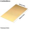 0.5mm 0.8mm 1mm Brass Plate Sheet Copper Cutting CNC Frame New Contruction Brass Pad