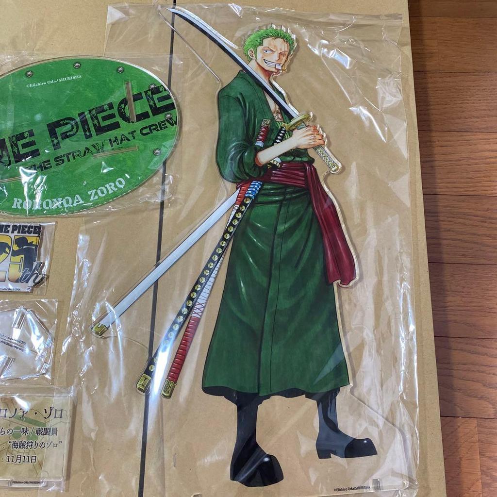 Used ONE PIECE Zoro Acrylic Stand Giga