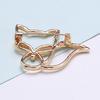 Stylish Hollow Foxes Brooch Pin Casual Brooches Alloy Texture Suitable for Women Casual and Formal Wear Various Occcasion