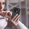 For TECNO Spark 30 Pro 4G Case Carbon Fiber Texture PC + TPU Phone Cover with Kickstand