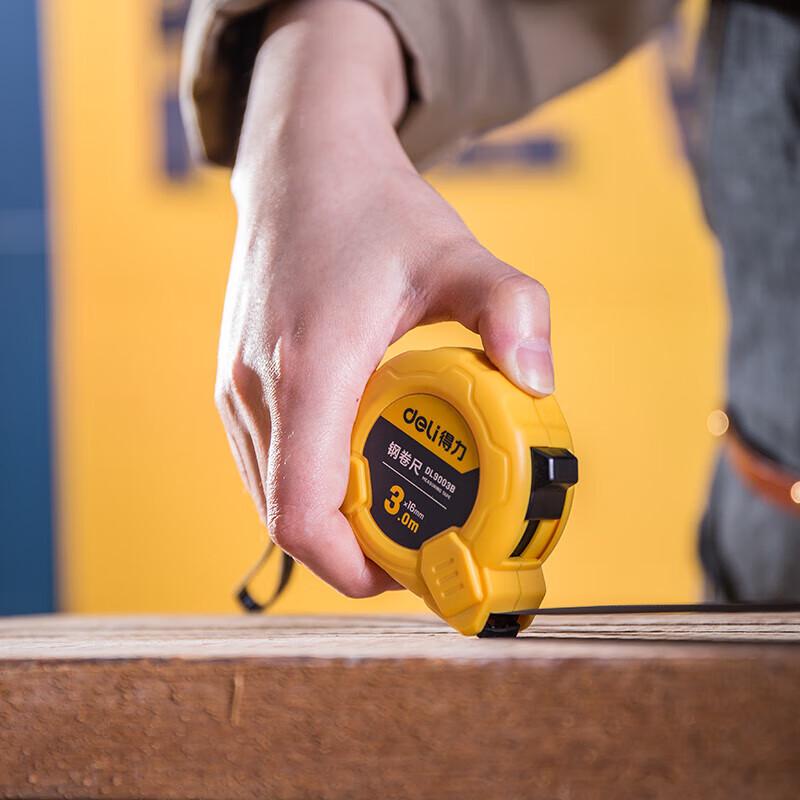 Deli 3m Metric Manual Lock Steel Tape Measure (2-Pack)