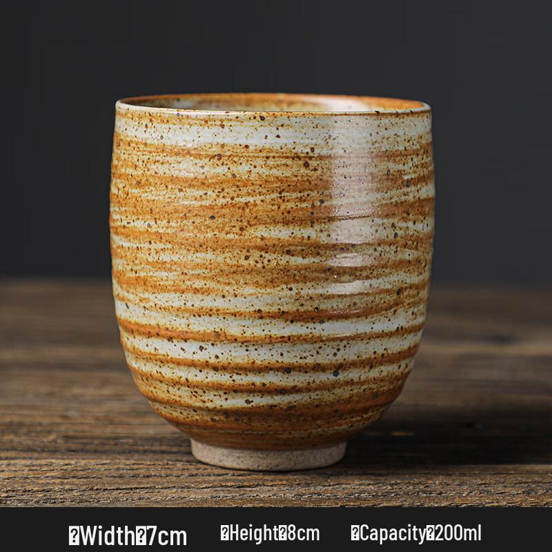 Ретро керамическая кружка для кофе и чая, расписанная вручную