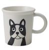 TAMAKI Peeping 9cm Diameter X Stylish Microwave and Dishwasher Mug, Bull, 9.2cm Height, Gift, Safe, T-970515