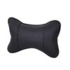 Breathable Auto Seat Head Neck Rest Cushion PU leather Headrest Pillow Pad  Car Decoration
